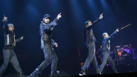 Backstreet Boys, en un concierto de 2008