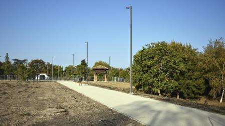 Estado de las obras del Parque Aranzadi en la segunda fase