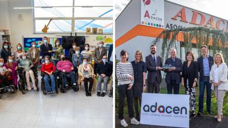 Entrega de los premios a la Asociación de Esclerosis Múltiple de Navarra y a la Asociación de Daño Cerebral de Navarra