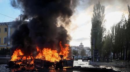 Rusia ha bombardeado de nuevo Kiev este lunes