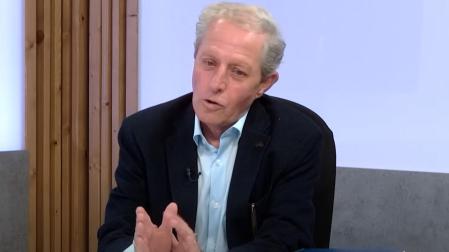 Albert Solá, en una entrevista en TV Sabadell Vallès