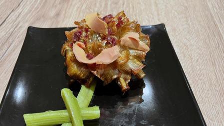 Pincho 'Flor de alcachofa navarra'