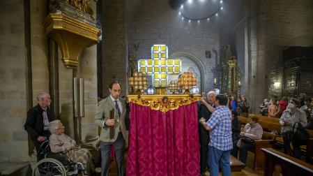 Procesión del Rosario de Cristal en Pamplona