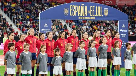 Amistoso entre España y Estados Unidos en El Sadar