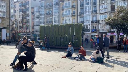 Un momento de un maratón celebrado en Vitoria