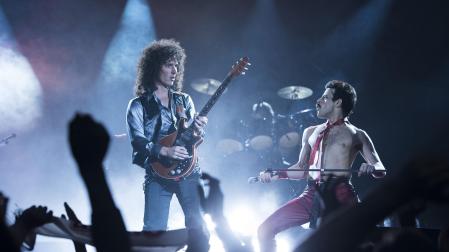 Imagen de una escena de la película "Bohemian Rhapsody"