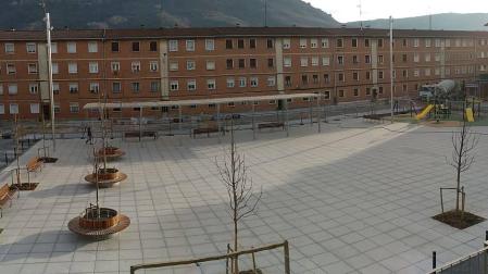 Vista parcial de la plaza Zumalakarregi, de Alsasua