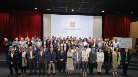 Foto de los participantes en el tercer Encuentro de Dirección Pública del Gobierno, celebrado este viernes en la Biblioteca de Navarra