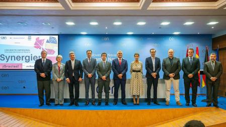 Participantes en el I Encuentro de empresas alemanas en Navarra 'Synergien'
