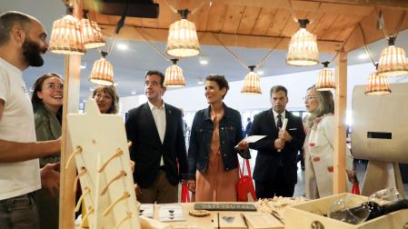 Chivite e Irujo, en la inauguración de la III Feria del Trabajo Autónomo de Navarra en Baluarte