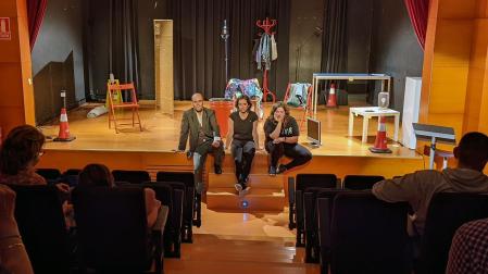 Un momento de la función teatral 'Noche de parti'