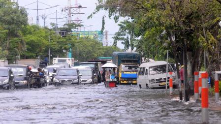Inundaciones en Banjarmasin (Indonesia) en 2021