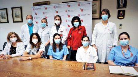 Profesionales que integran la unidad de Ortogeriatría del Hospital Reina Sofía