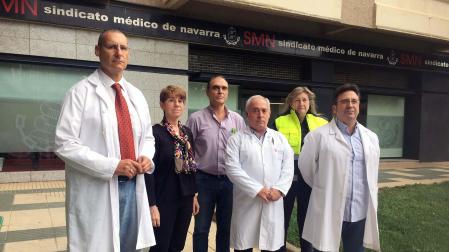 Rueda de prensa del Sindicato Médico de Navarra