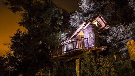 Cabaña en el árbol, perteneciente a Agroturismo Maricruz