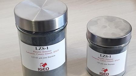 LZS-1, el simulante de regolito lunar hecho con basaltos de la isla de Lanzarote