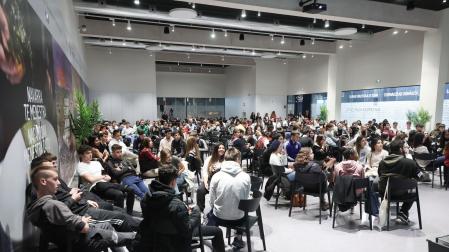 Jóvenes durante la jornada