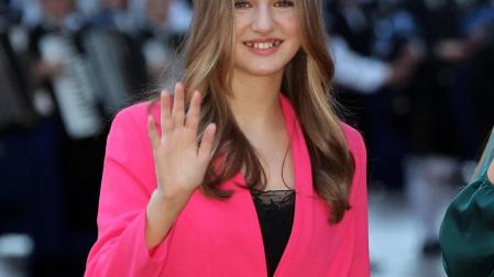 Los reyes, la princesa Leonor y la infanta Sofía asisten al concierto de los Premios Princesa de Asturias.