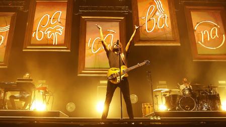 Un momento del concierto de Izal en el Wizink Center de Madrid