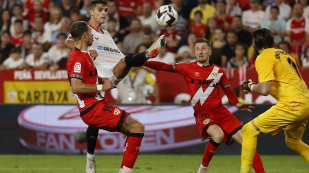 Un momento del partido