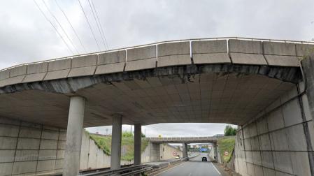 Puente de la FE-13 sobre la AP-9F en Ferrol