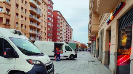 Ejemplo de lo que sucede en la calle Olite de Pamplona