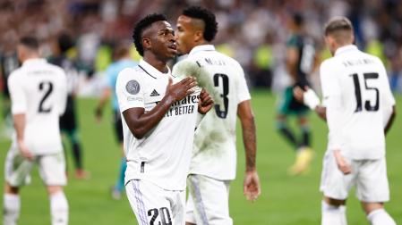 Vinicius celebra su gol ante el Celtic en Champions