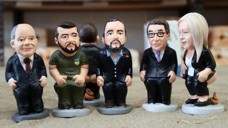 Feijóo, Zelenski, Lewandowski, Benzema y Meloni, entre los nuevos 'caganers' de este año