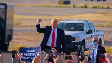 El expresidente Donald Trump, en un acto reciente

03/11/2022