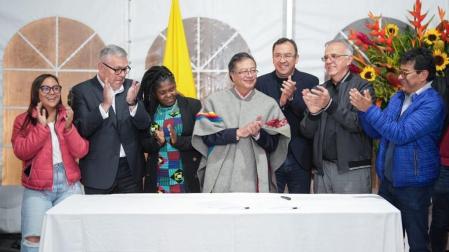 El presidente de Colombia, Gustavo Petro