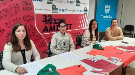 Presentación de la 32ª Carrera Popular por la inclusión, organizada por la Asociación de personas con discapacidad de la Ribera de Navarra (Amimet)