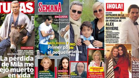 Portadas de las revistas del corazón de este miércoles 9 de noviembre