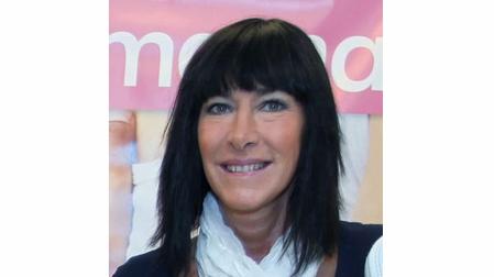 Pepa Pagola, en un acto de SARAY