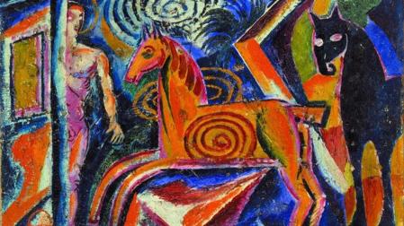 Obra expuesta en la muestra del Thyssen sobre el arte ucraniano de vanguardia