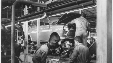La fábrica de Authi en Landaben, en 1974