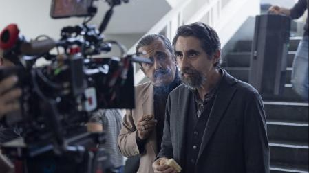 Berto Romero y Andreu Buenafuente, durante el rodaje de la serie 'El otro lado'