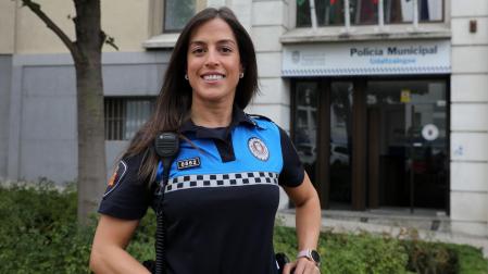 A sus 36 años, Iratxe acumula 16 de experiencia como policía municipal