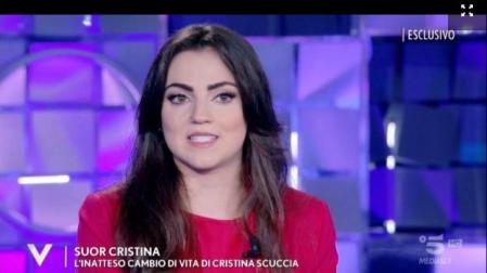 Cristina Scuccia, en su participación en el programa 'Verissimo'