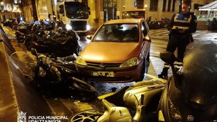 Uno de los accidentes de este fin de semana