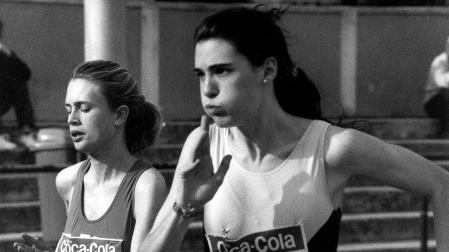 Arantxa Reinares, mejor velocista española, fue galardonada junto con el pelotari Fernando Arretxe como mejores deportistas navarros de 1997