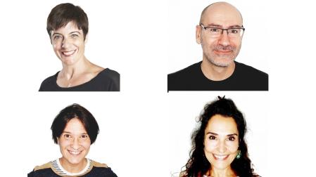 Ana Maestrojuán, Miguel Goikoetxandia, Laura Laiglesi y Virginia Moriones
