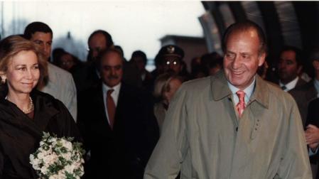 Los Reyes, en la inauguración de los túneles de Belate