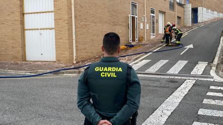 Guardia Civil y Bomberos, en el lugar del suceso