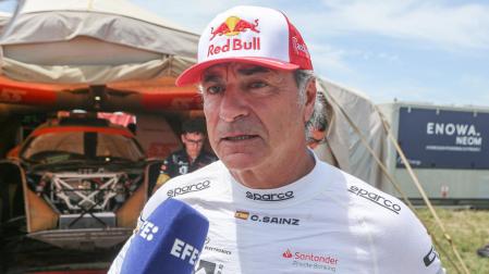 El piloto Carlos Sainz del equipo Acciona
