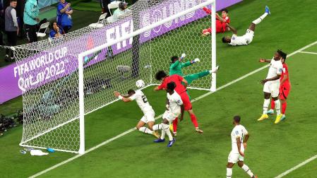 Instante del Corea del Sur-Ghana