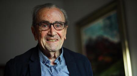 Daniel Bidaurreta Olza nació en 1938 y tiene un hermano gemelo, Antonio