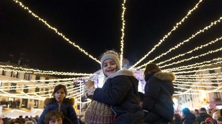 Fotos de las luces de Navidad en Tudela.