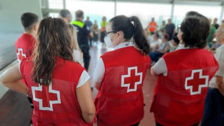 Voluntarios de Cruz Roja