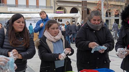 Fotos del domingo de ferias de San Andrés en Estella.