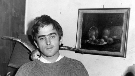 Juan José Aquerreta, de 26 años en 1972, fue uno de los nueve galardonados en el certamen de Pintura Vasca entre 400 aspirantes